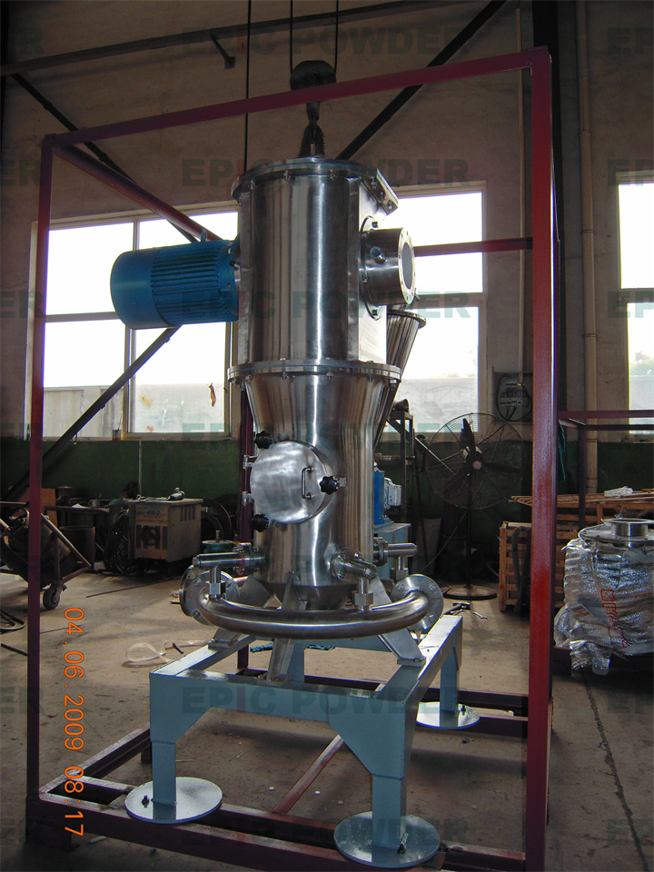 小產(chǎn)量對(duì)撞式氣流粉碎機(jī)